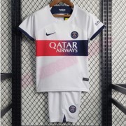 Dětský fotbalový dres Paris Saint Germain PSG venkovní dresy 2023-24..